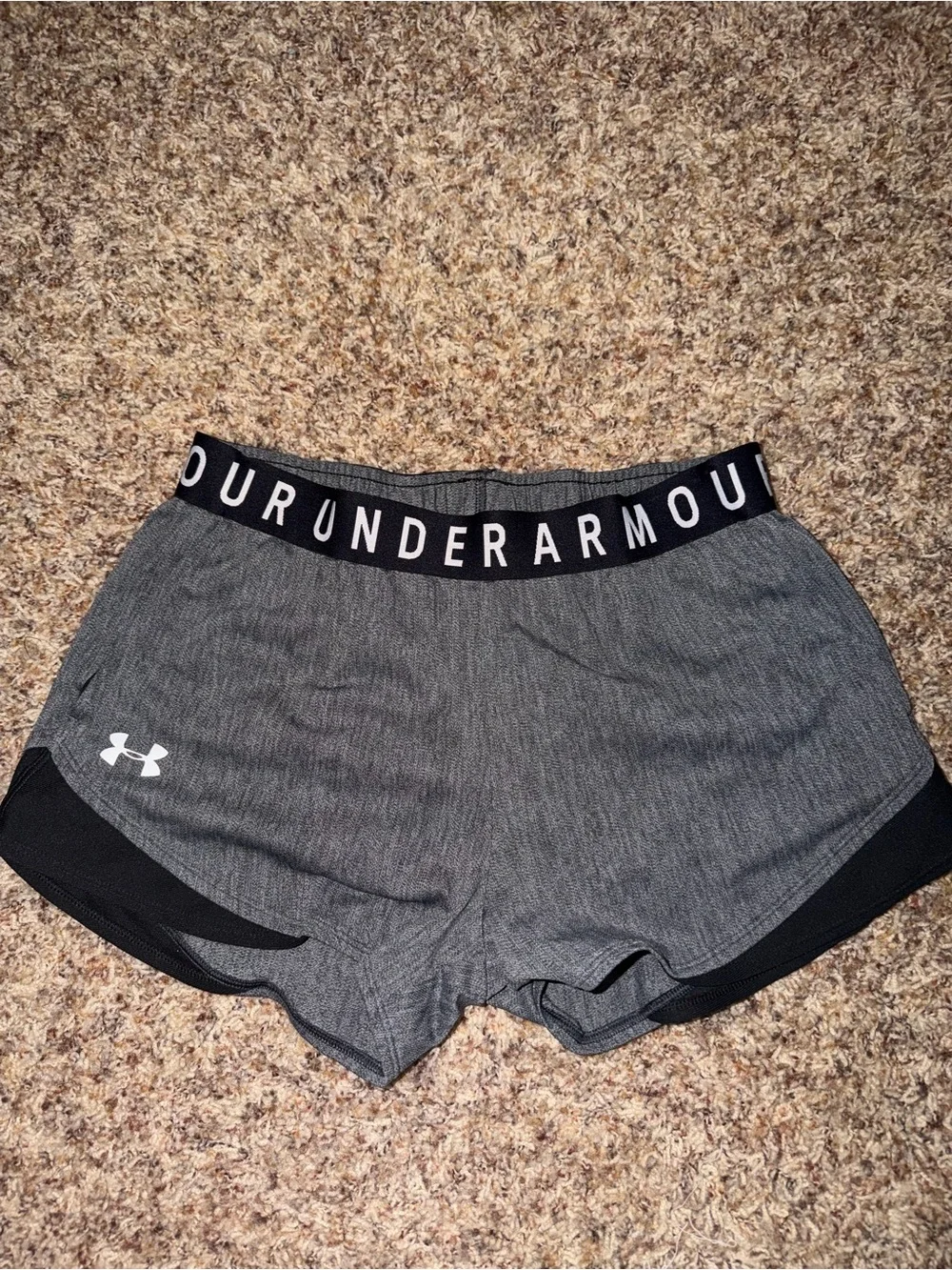 Under Armour Gray Women's Performance Running Shorts